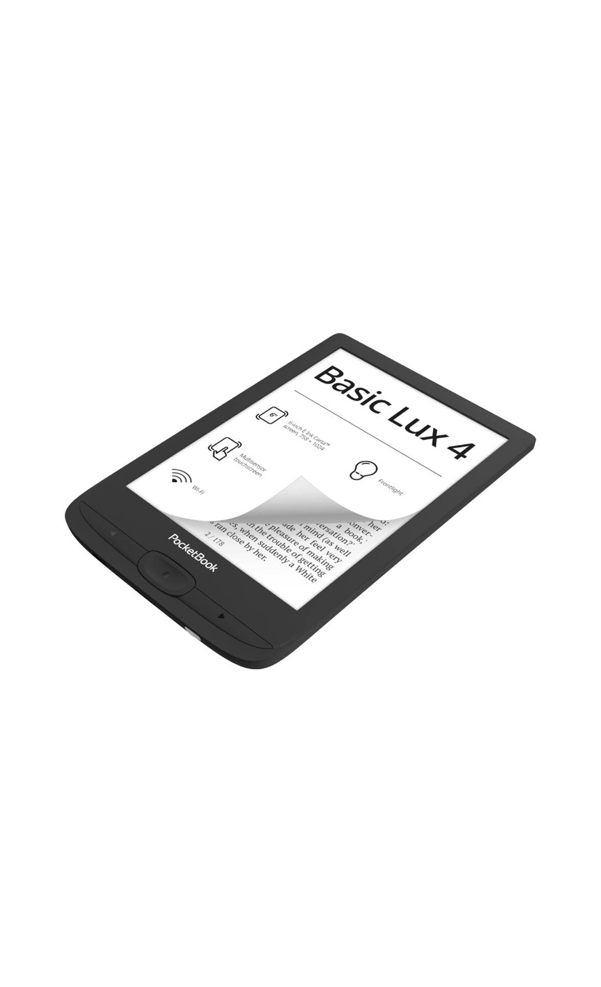 Ebook POCKETBOOK Lux 4 8 Gb Ram Preto
