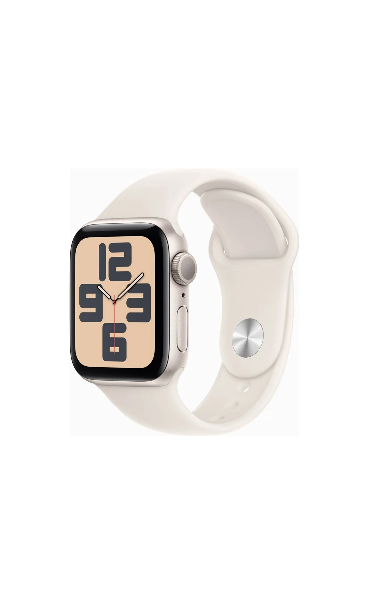 APPLE Watch SE GPS 40mm Alumínio com Bracelete Luz das Estrelas Sport Band (Tamanho: S/M)